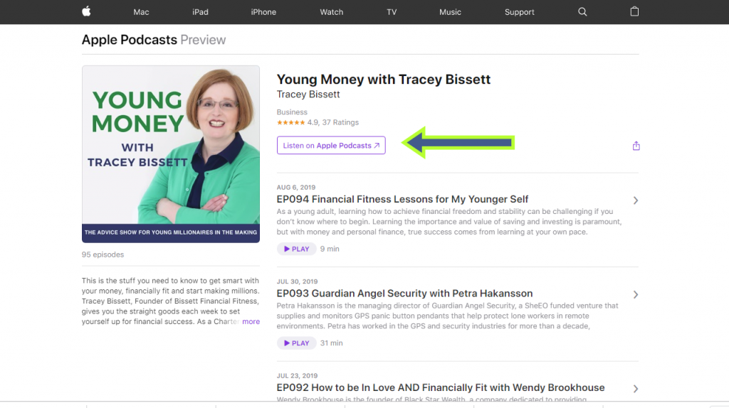 How to leave a review on Apple Podcasts