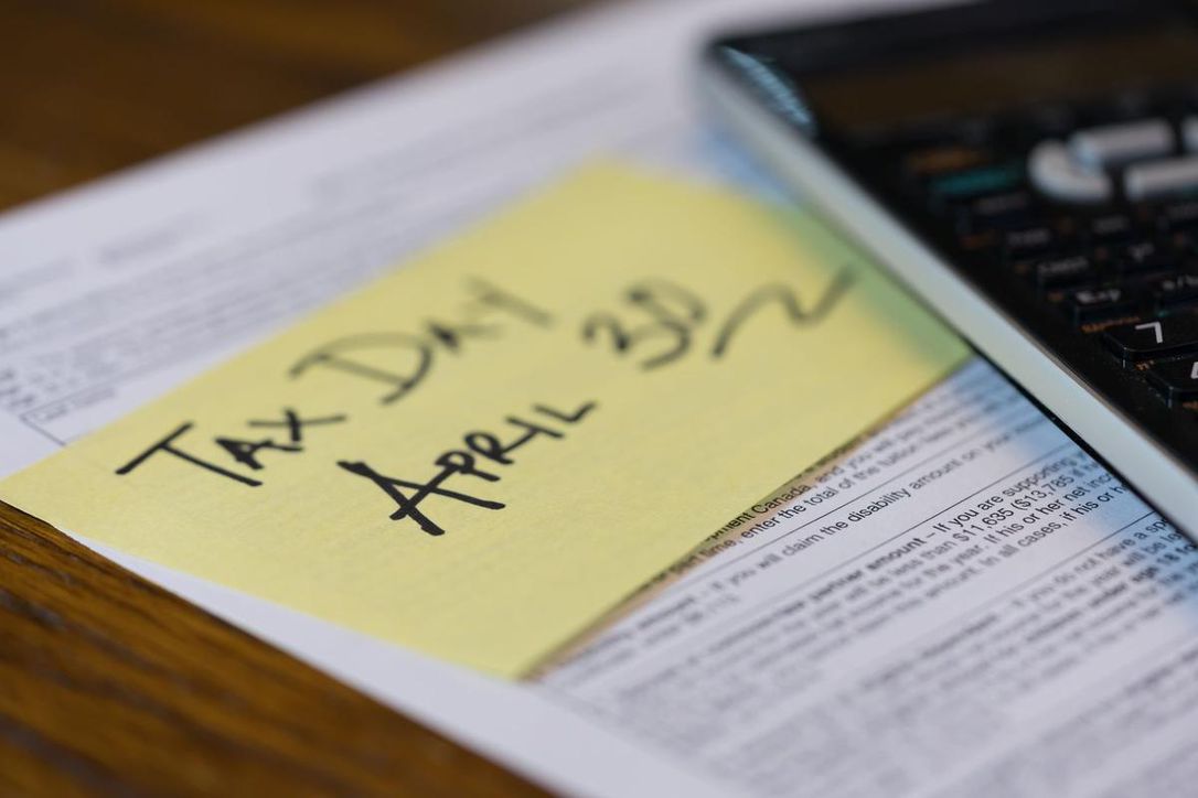 Image of Tax day. Article featuring Tracey Bissett